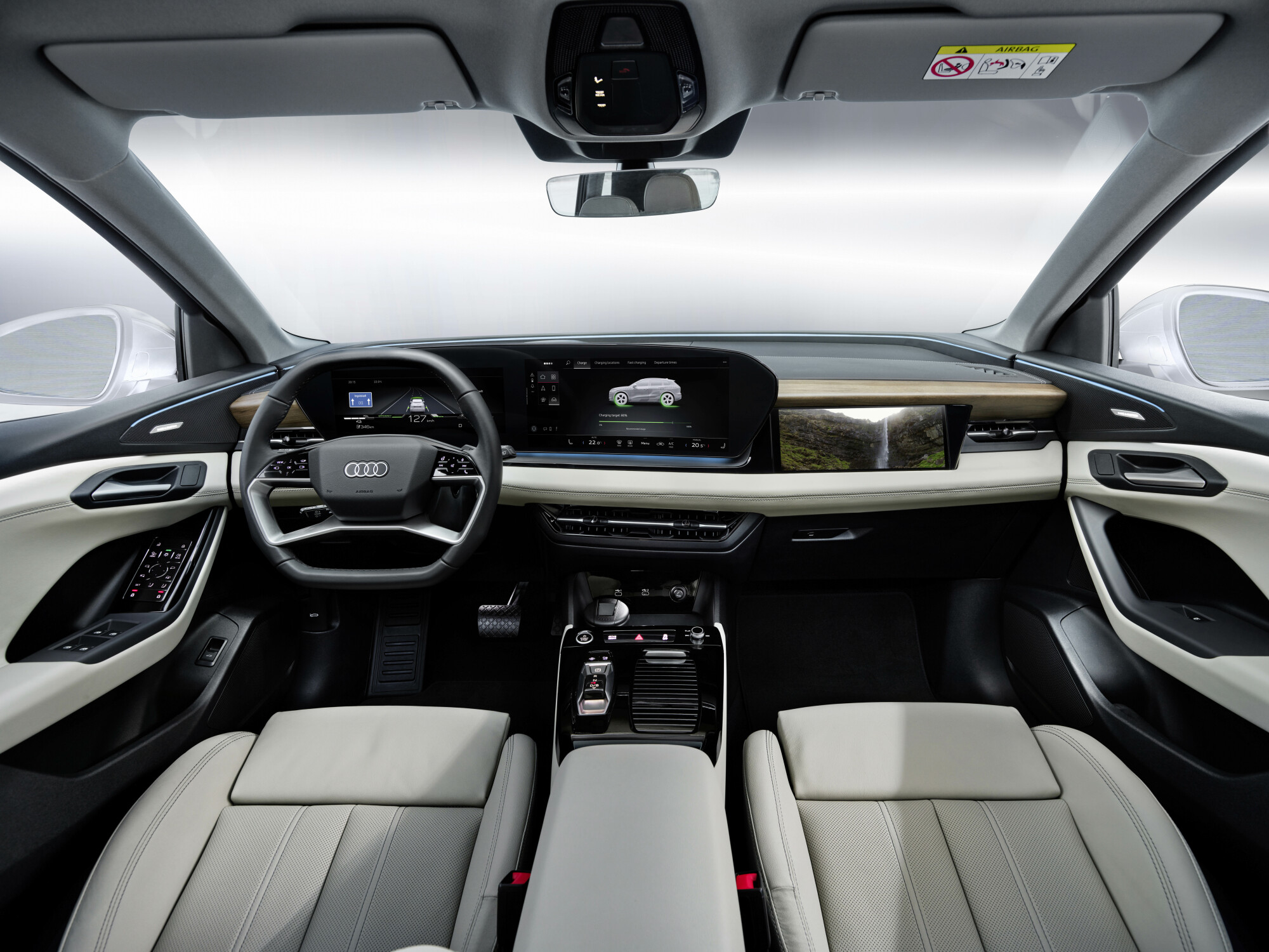 Audi - Sac de rangement pour câble de charge e-tron, avant et arrière